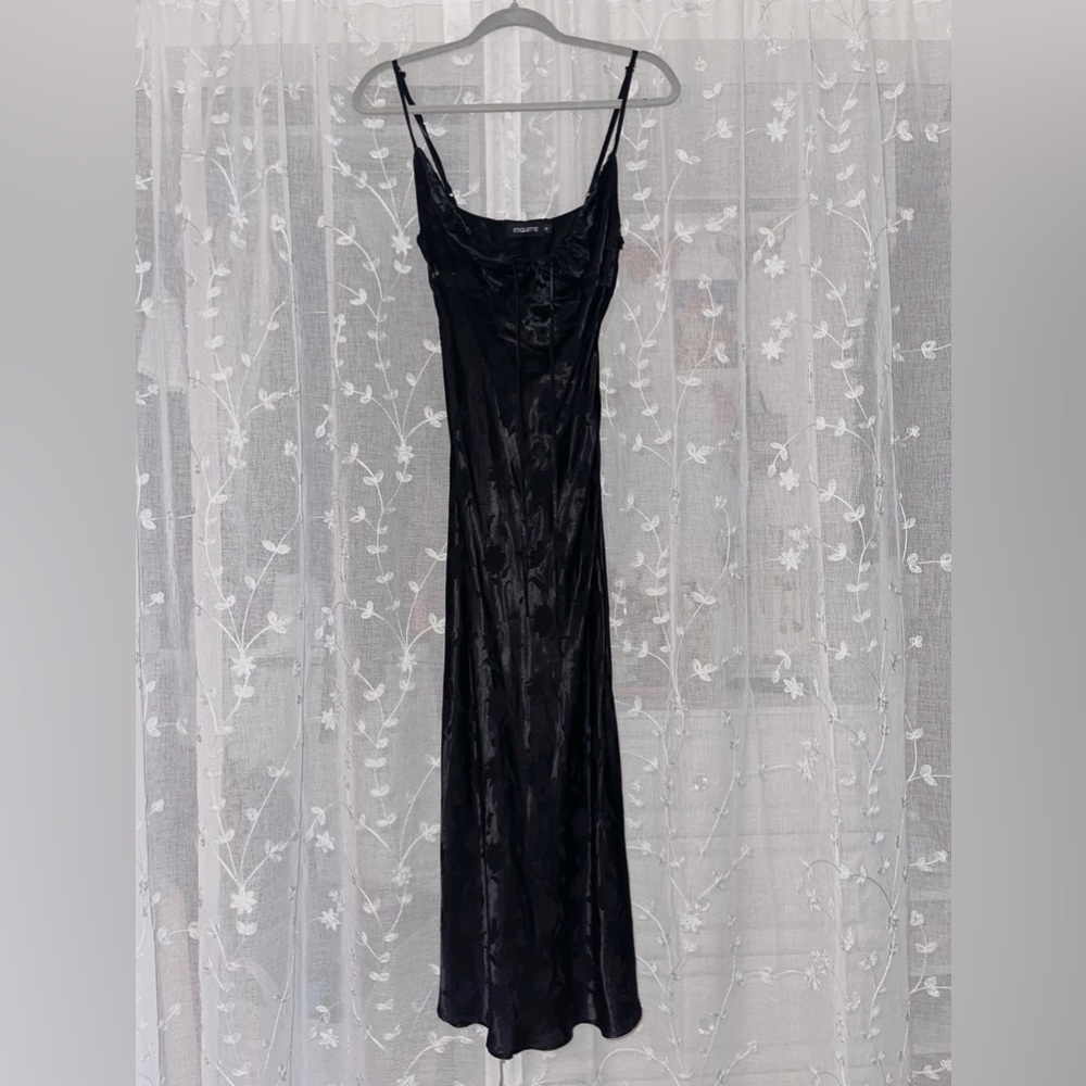 Etiquette Boutique Black Maxi Dress (Small)
